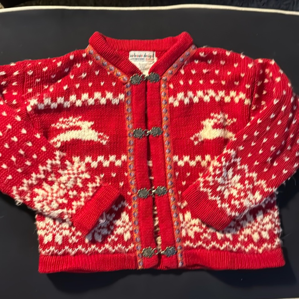 Norwegian vintage reindeer Christmas sweater